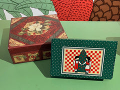 zero waste thrifted christmas gift boxes
