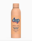 Aluminum bottle of hair and body oil perfume