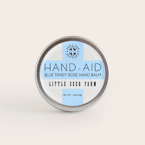 zero waste hand balm for gardeners and hard working hands
